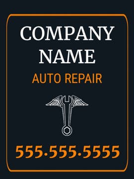 Picture of 24" x 18" Auto Care 878741611