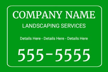 Picture of 12" x 18" Landscaping 14