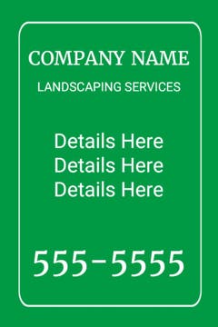 Picture of 18" x 12" Landscaping 14