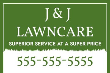 Picture of 12" x 18" Landscaping Services 4712285