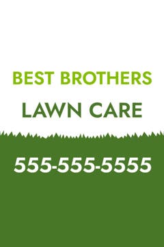 Picture of 18" x 12" Landscaping Services 3530885