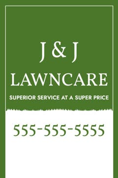 Picture of 18" x 12" Landscaping Services 4712285