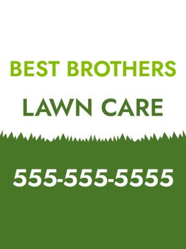 Picture of 24" x 18" Landscaping Services 3530885