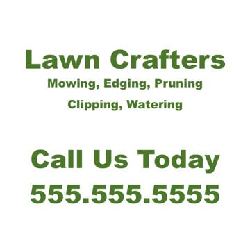 Picture of 24" x 24" Landscaping Services 948650