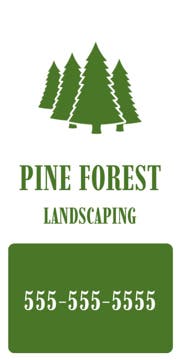 Picture of 24" x 12" Landscaping Services 948773