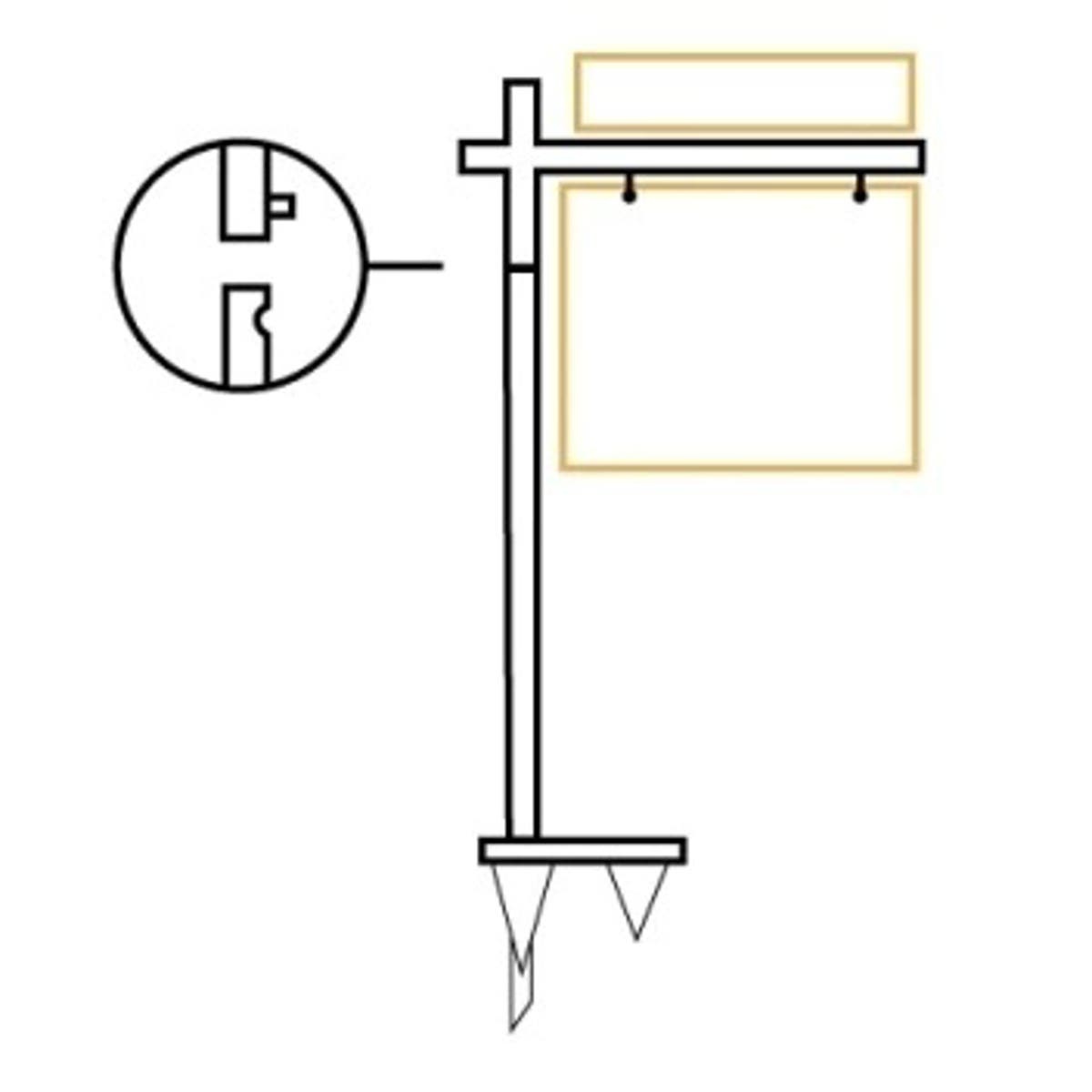 64" Straight Arm Post Template Customization