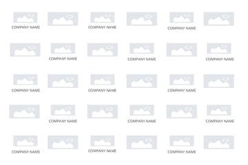 Picture of Repeating Logo 4- 8x12