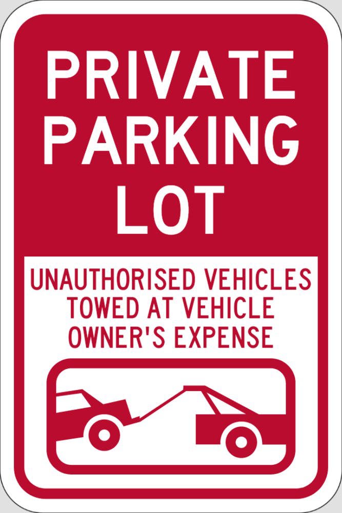 Private Property No Parking