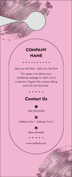 Picture of Beauty & Spa 14 - Large Door Hanger