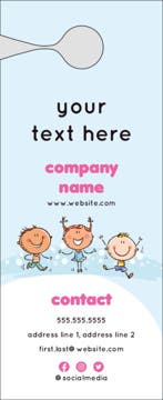 Picture of Education & Child Care 11 - Large Door Hanger
