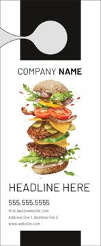 Picture of Food & Beverage 2 - Small Door Hanger