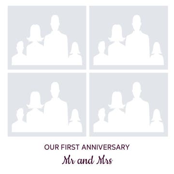 Picture of Metal Prints Anniversary 12 - 12x12