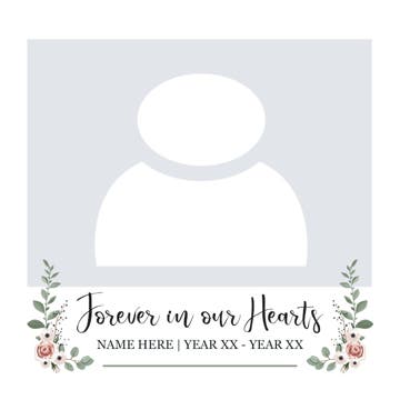 Picture of Metal Prints In Memory 5 - 8x8