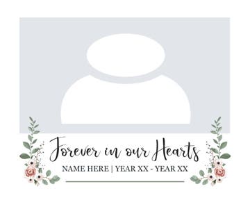 Picture of Metal Prints In Memory 5 - 8x10