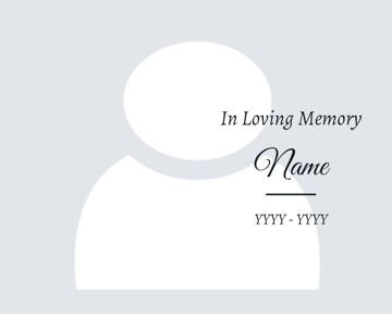 Picture of Metal Prints In Memory 16 - 8x10