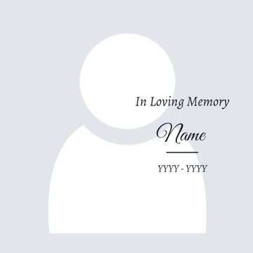 Picture of Metal Prints In Memory 16 - 12x12