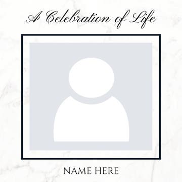Picture of Metal Prints In Memory 10 - 16x16