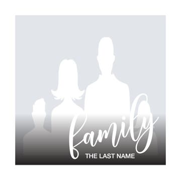 Picture of Metal Prints Family 23 - 8x8