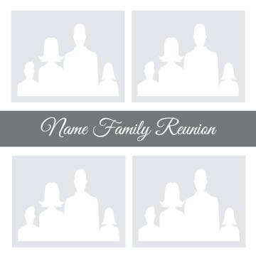 Picture of Metal Prints Family 32 - 8x8