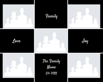Picture of Metal Prints Family 14 - 8x10