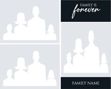 Picture of Metal Prints Family 16 - 8x10