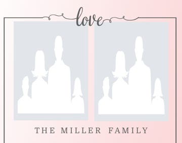 Picture of Metal Prints Family 2 - 11x14