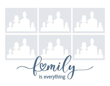 Picture of Metal Prints Family 22 - 11x14