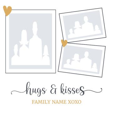 Picture of Metal Prints Family 12 - 12x12