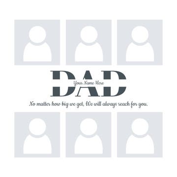 Picture of Metal Prints Family 26 - 12x12