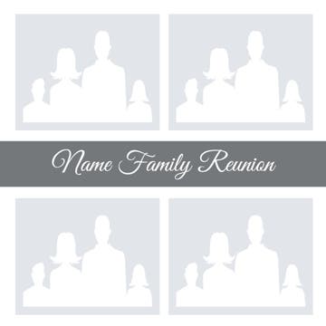 Picture of Metal Prints Family 32 - 12x12