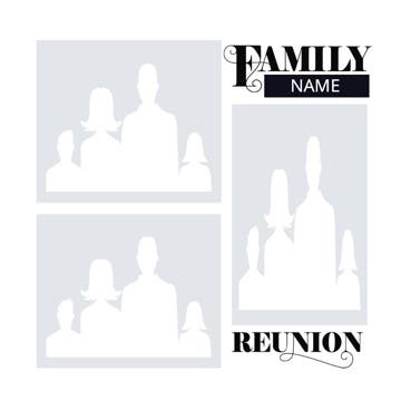 Picture of Metal Prints Family 33 - 12x12
