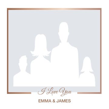 Picture of Metal Prints Wedding 1 - 16x16
