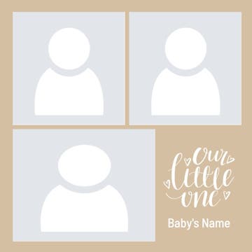 Picture of Acrylic Print Baby 25 - 16x16