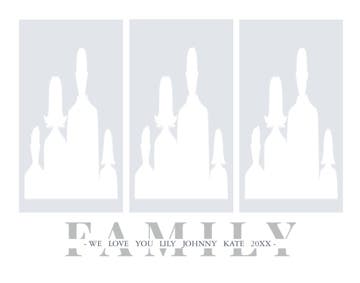 Picture of Acrylic Print Family 11 - 11x14