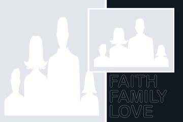 Picture of Acrylic Print Family 3 - 24x36