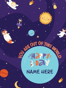 Picture of Birthday Foam Board 7 - 24x18