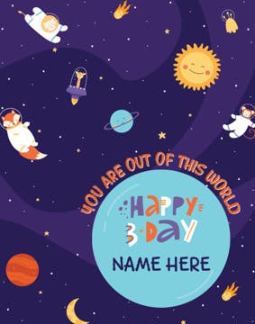 Picture of Birthday Foam Board 7 - 28x22