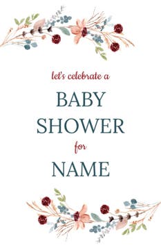 Picture of Baby Shower Foam Board 4 - 17x11
