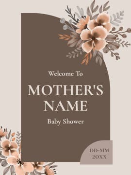 Picture of Baby Shower Foam Board 6 - 24x18