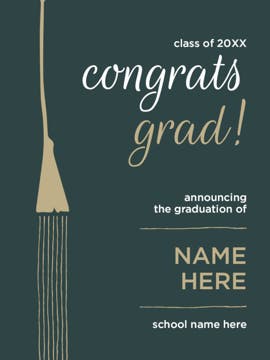 Picture of Graduation Foam Board 4 - 24x18