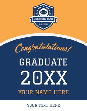 Picture of Graduation Foam Board 1 - 28x22