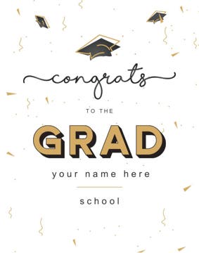 Picture of Graduation Foam Board 7 - 28x22