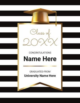 Picture of Graduation Foam Board 10 - 28x22