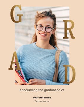 Picture of Graduation Foam Board 13 - 28x22