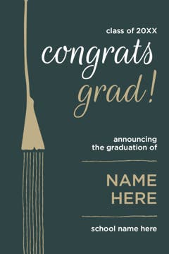 Picture of Graduation Foam Board 4 - 36x24