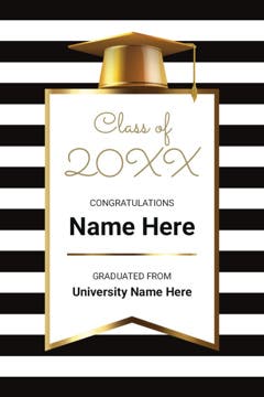 Picture of Graduation Foam Board 10 - 36x24