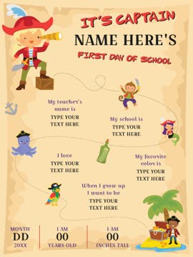 Picture of Back to School Foam Board 4 - 24x18