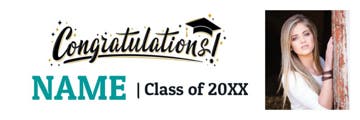 Picture of 6" x 18" Graduation 1