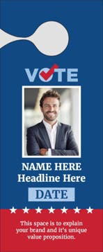 Picture of Political Door Hanger 2 - Small Door Hanger