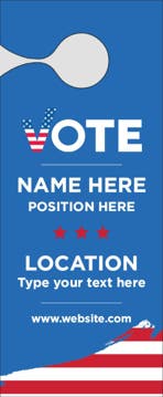 Picture of Political Door Hanger 4 - Small Door Hanger